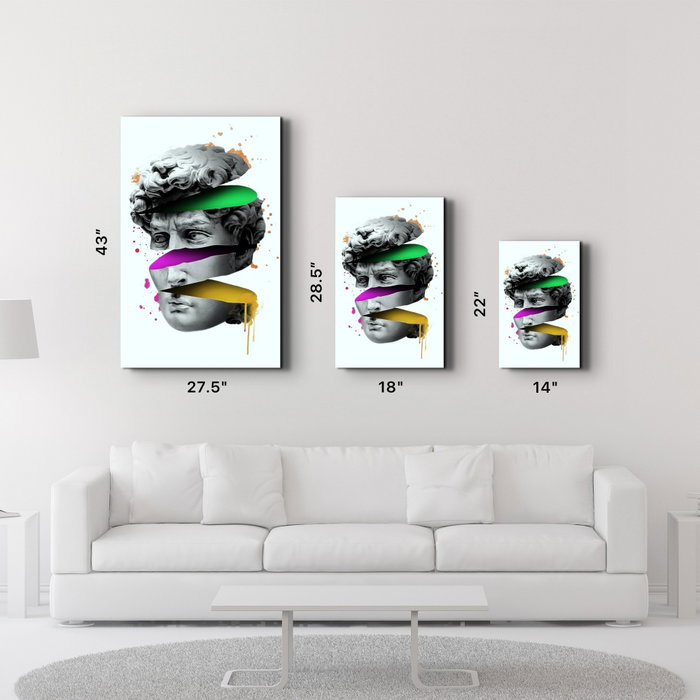Wallity CAM-1092 - Pintura Decorativa de Vidrio Templado Impresión UV, 46 x 72 cm